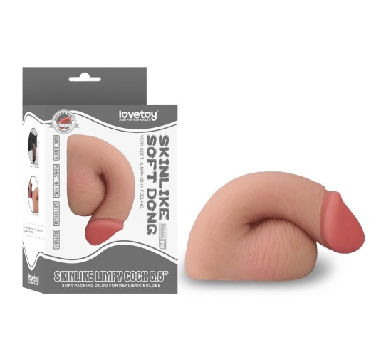 Elastyczny giętki penis realistyczne dildo 13,9 cm